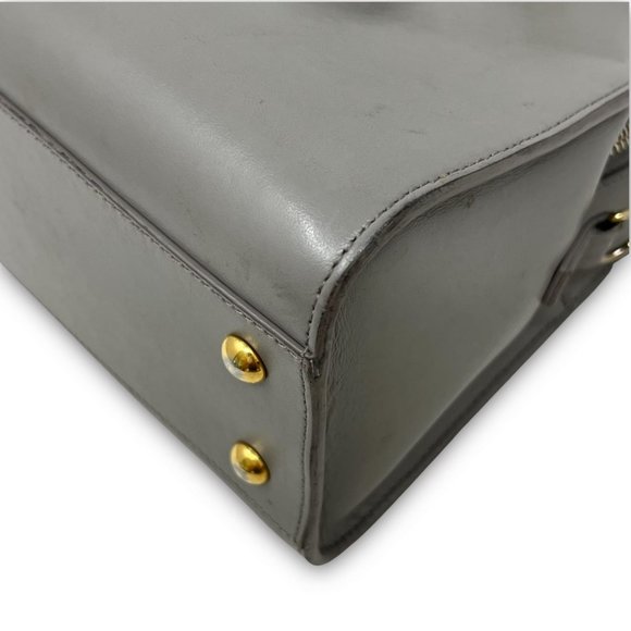 Saint Laurent Small Monogram Cabas Tote Grey - Picture 9 of 13